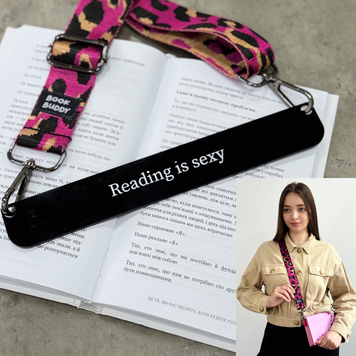 Закладка с ремешком &laquo;Leopard Pink&raquo; BB-42 фото