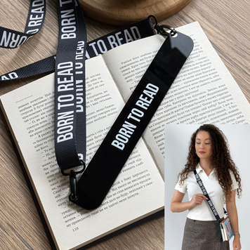 Закладка с ремешком &laquo;Born to read&raquo; BB-19 фото