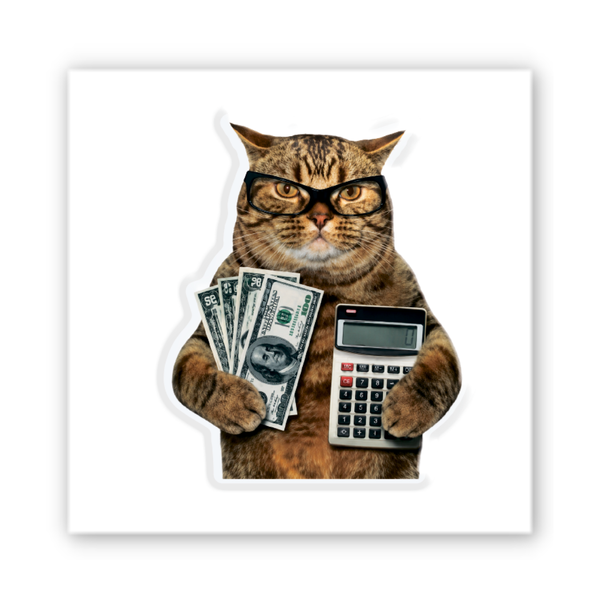 Обʼємний стікер "Business Cat" SX-382 фото