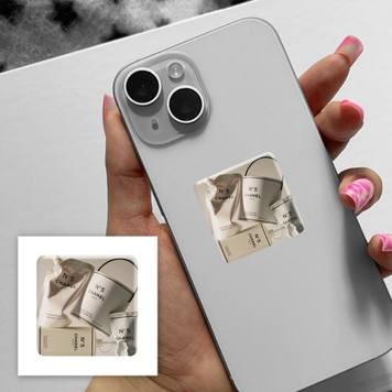 Объёмная наклейка 3D "White brand" SX-184 фото