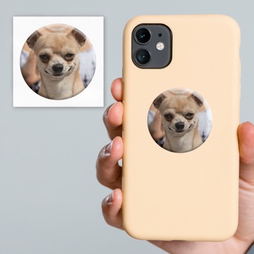 Объёмная наклейка 3D "Мем улыбка" SX-19 фото