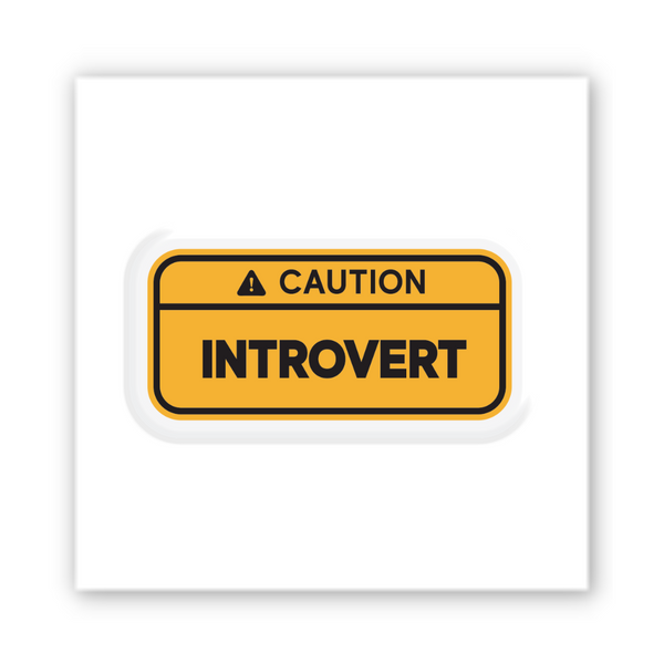 Об&rsquo;ємна 3D наклейка "Introvert" SX-322 фото