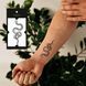 Тату "Змея 10 см" L-5-2 фото 1