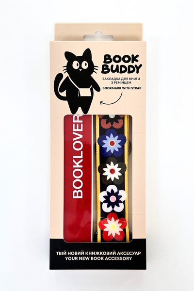 Закладка с ремешком &laquo;Colorful Petals &mdash; Booklover&raquo; BB-56 фото