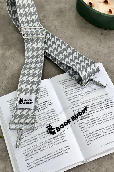 Закладка с ремешком &laquo;Book Buddy gray&raquo; BB-59 фото