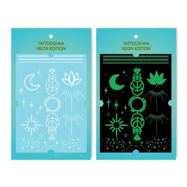 Временные татуировки набор "Moon Magic Set" LB-205 фото