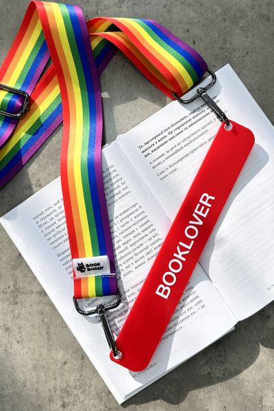 Закладка з ремінцем &laquo;Booklover Rainbow&raquo; BB-28 фото