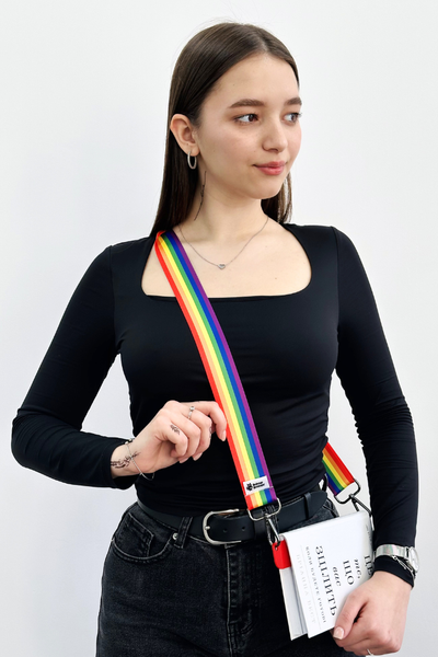 Закладка з ремінцем &laquo;Booklover Rainbow&raquo; BB-28 фото