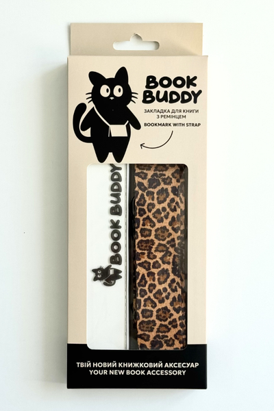 Закладка з ремінцем &laquo;Book Buddy Leopard&raquo; BB-62 фото