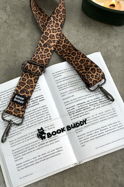 Закладка з ремінцем &laquo;Book Buddy Leopard&raquo; BB-62 фото