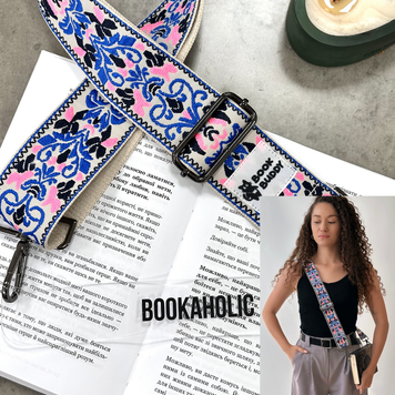 Закладка з ремінцем &laquo;Bookaholic Flowers edition&raquo; BB-63 фото