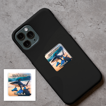 Объемная 3D наклейка "Tralalero Tralala" SX-306 фото