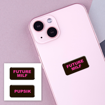 Об&rsquo;ємна 3D наклейка "Future milf" SX-278 фото