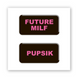 Об&rsquo;ємна 3D наклейка "Future milf" SX-278 фото 2