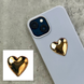 Объёмная наклейка 3D "Golden Heart" SX-291 фото 1